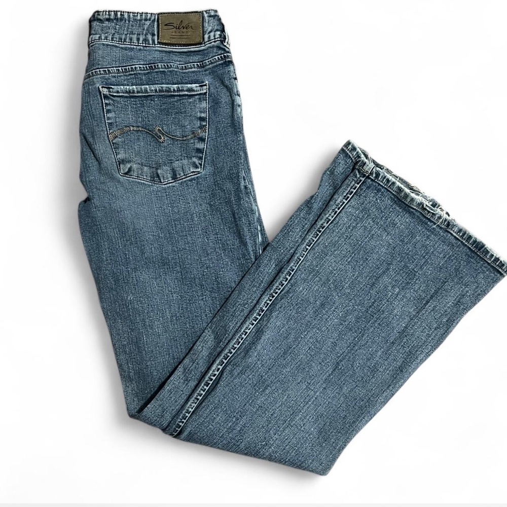 Silver Jeans Women's Flare in Classic Blue
